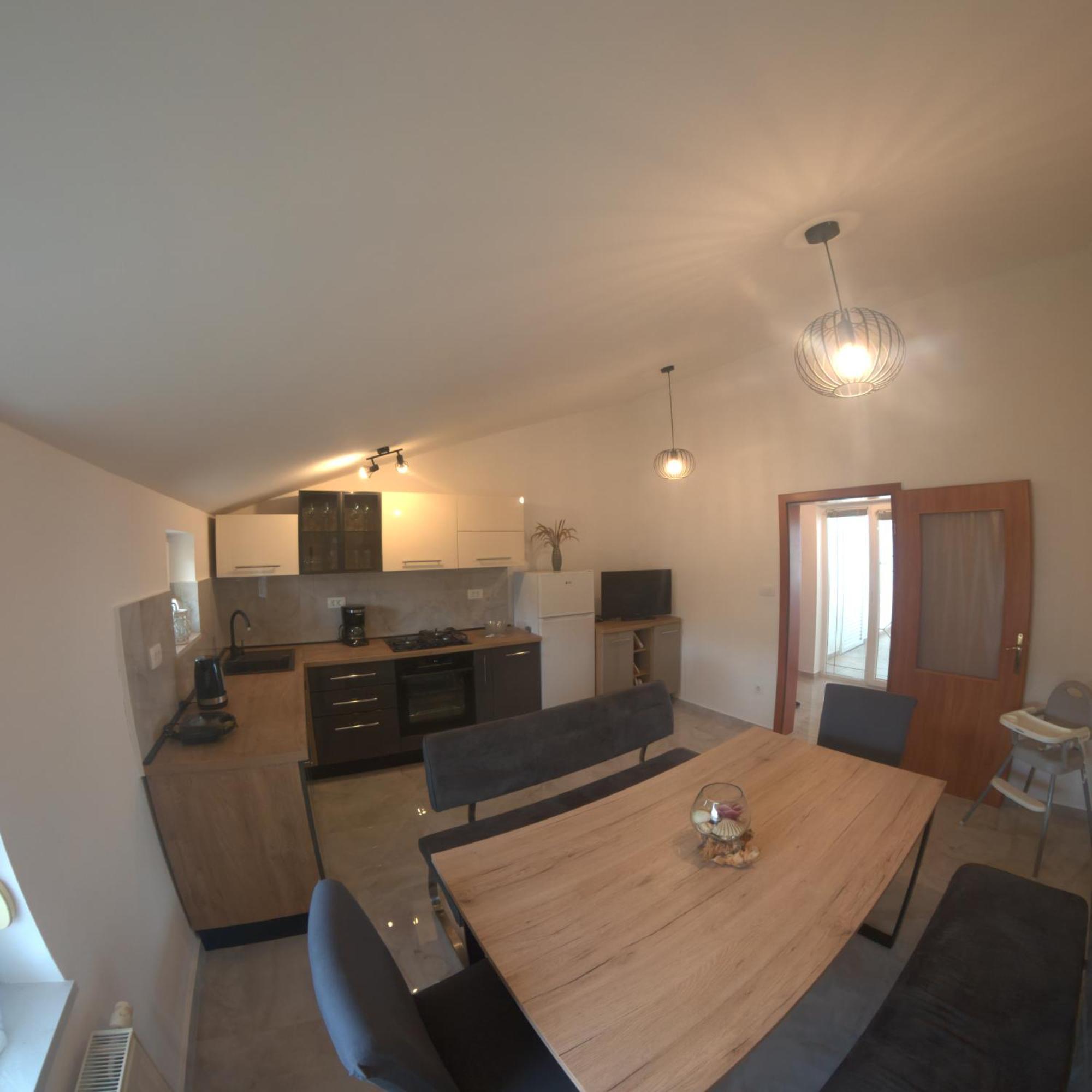 Apartmani Sandra Malinska Sveti Vid-Miholjice Bagian luar foto